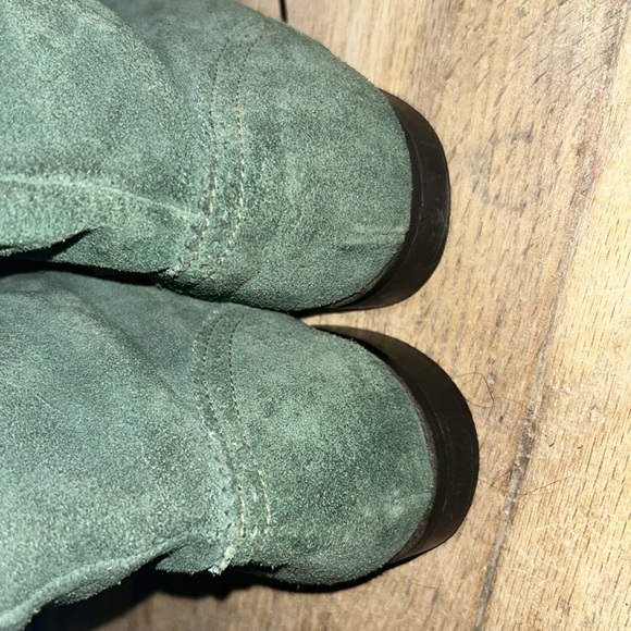 Fluevog George Cox green suede derby 8 UK - Picture 4 of 7